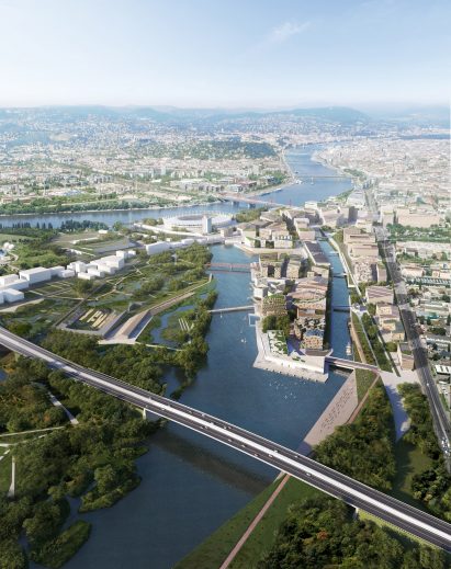 Budapest South Gate masterplan by Snøhetta