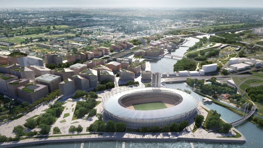 Budapest South Gate masterplan by Snøhetta
