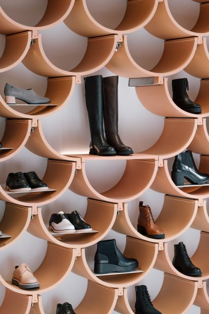Camper store in Barcelona, designed by Kengo Kuma