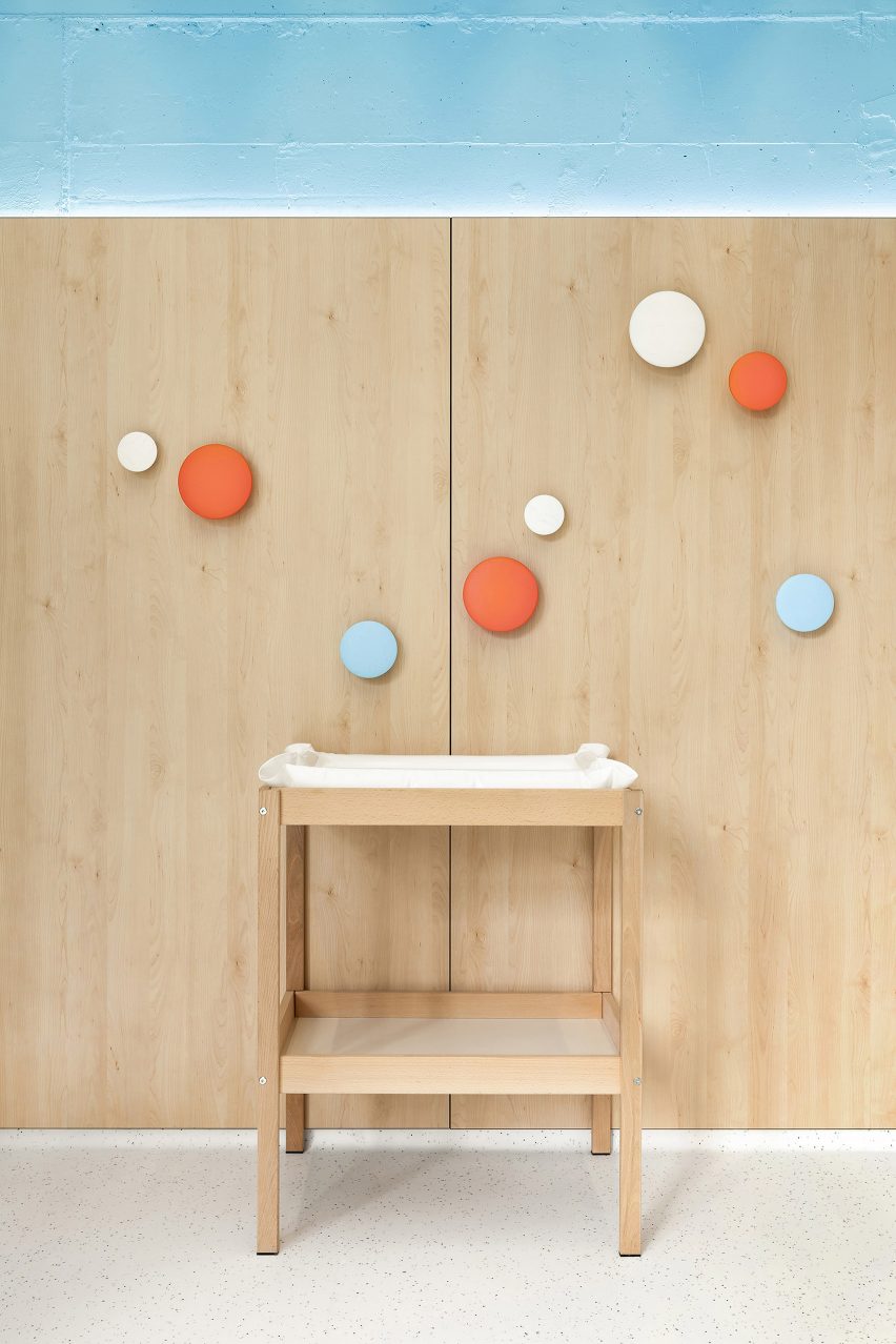 Interiors of Doctor U clinic designed by Ater Architects