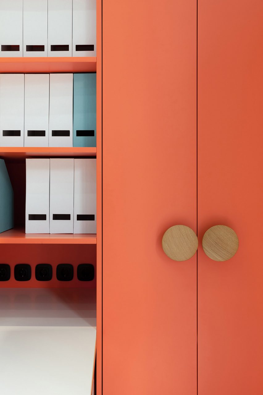 Interiors of Doctor U clinic designed by Ater Architects