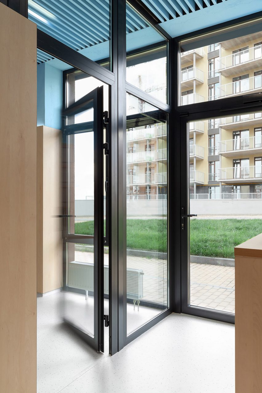 Interiors of Doctor U clinic designed by Ater Architects