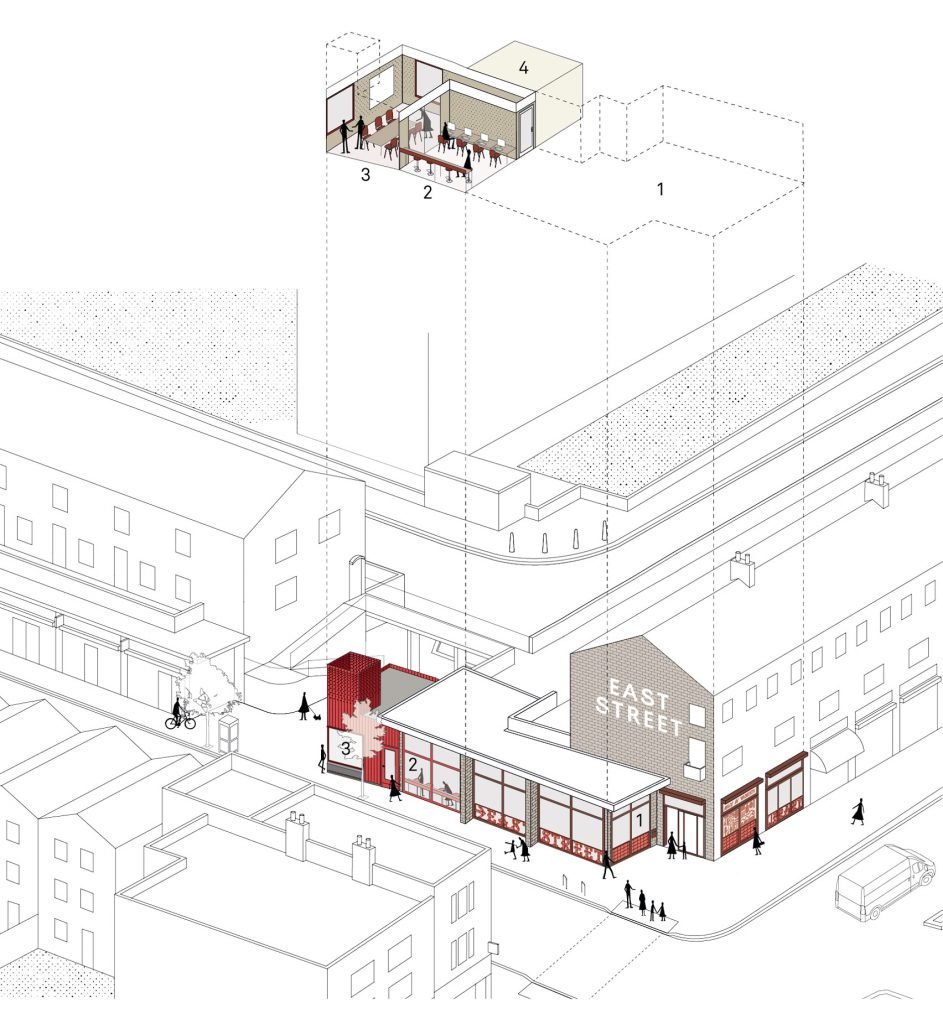 Axonometric of East Street Exchange by We Made That