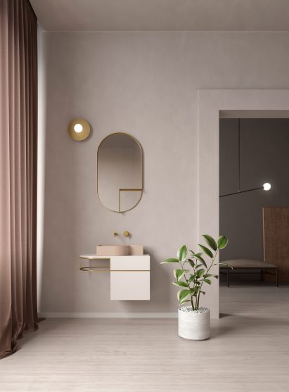 Nouveau bathroom furniture by Bernhardt-Vella for Ex.T