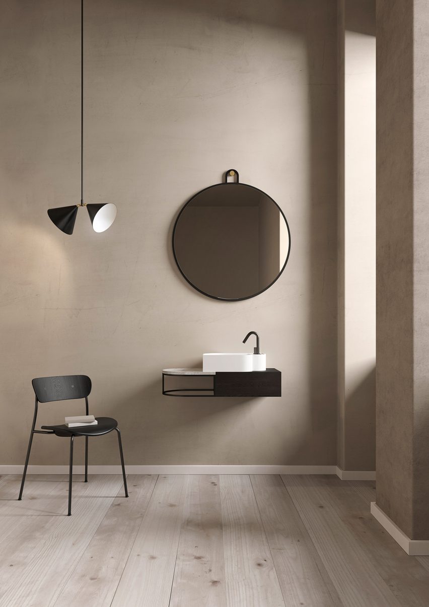 Nouveau bathroom furniture by Bernhardt-Vella for Ex.T
