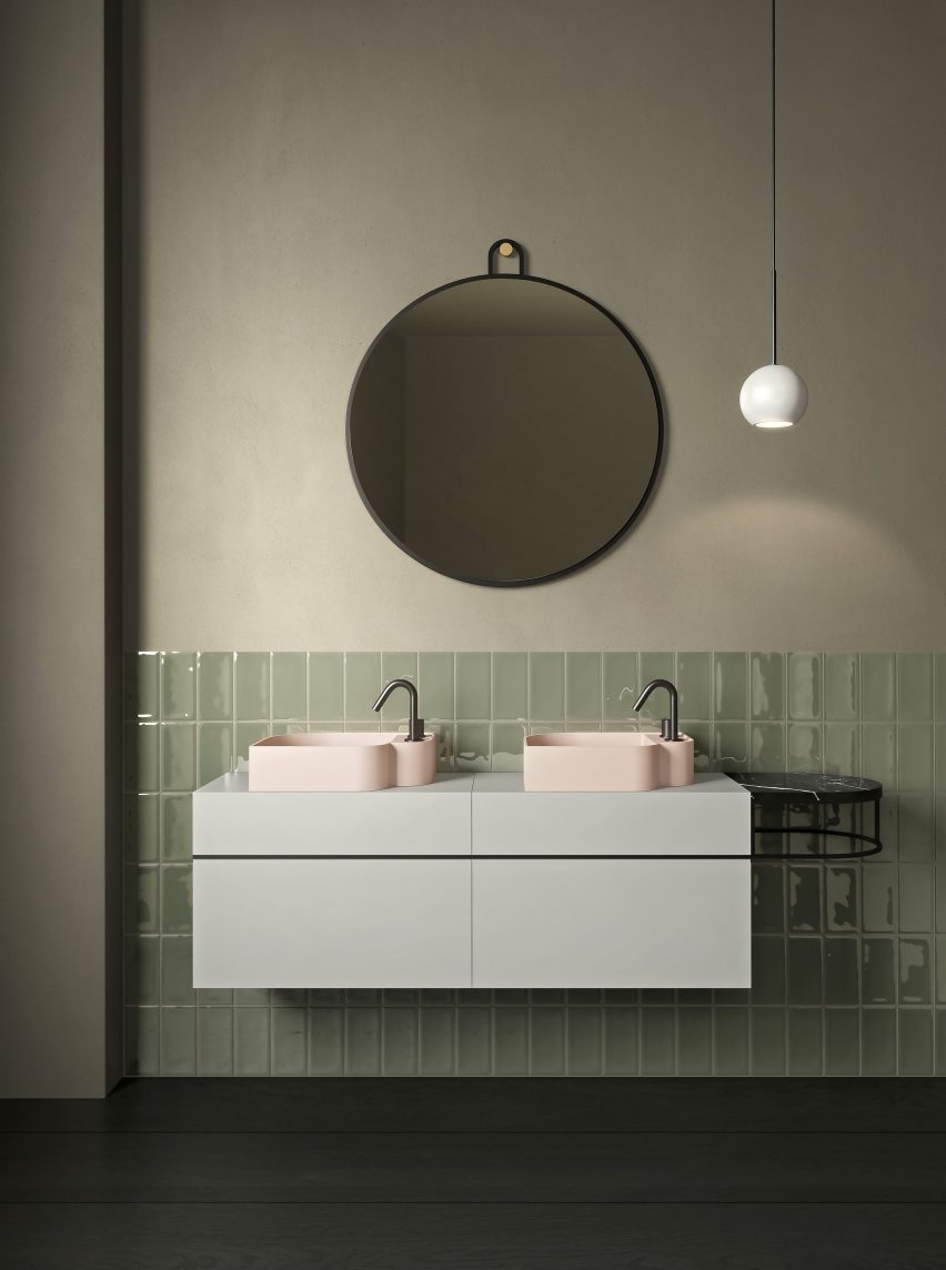 Nouveau bathroom furniture by Bernhardt-Vella for Ex.T