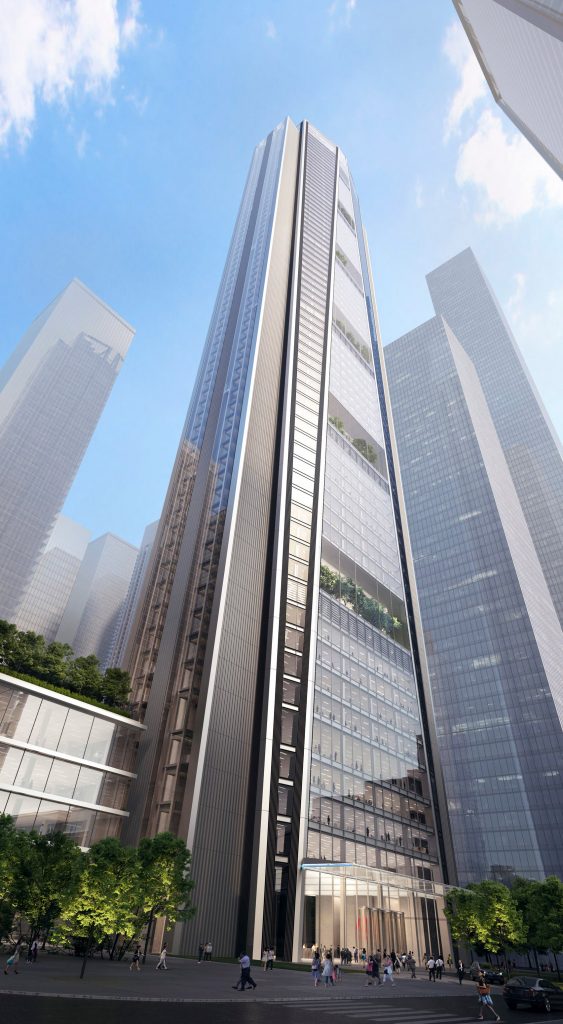 China Merchants Bank skyscraper by Foster + Partners in Shenzhen