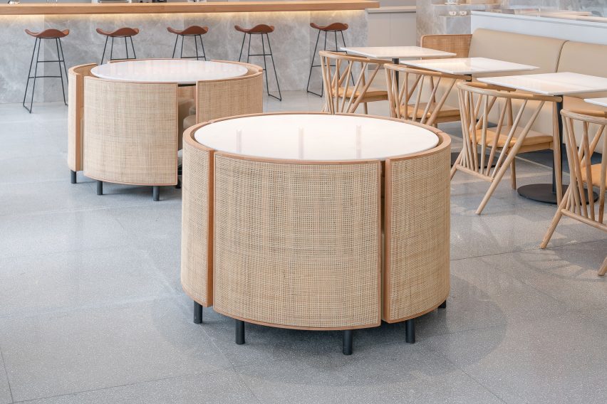 Interiors of Genshang restaurant designed by Office Coastline