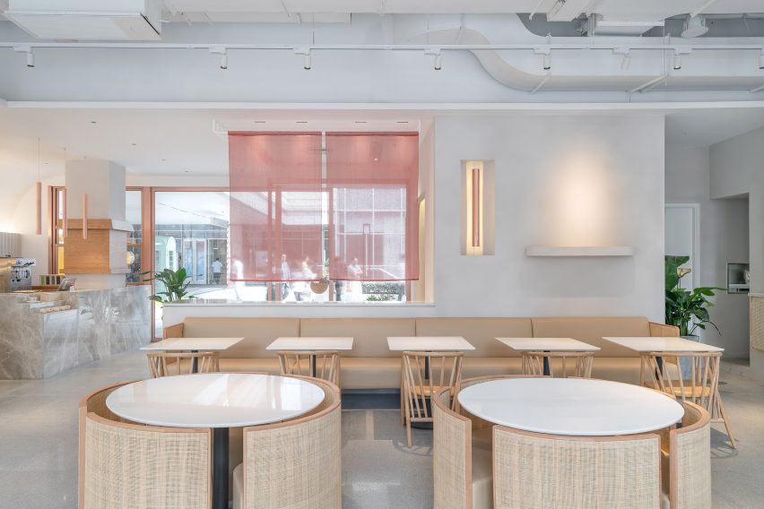 Interiors of Genshang restaurant designed by Office Coastline