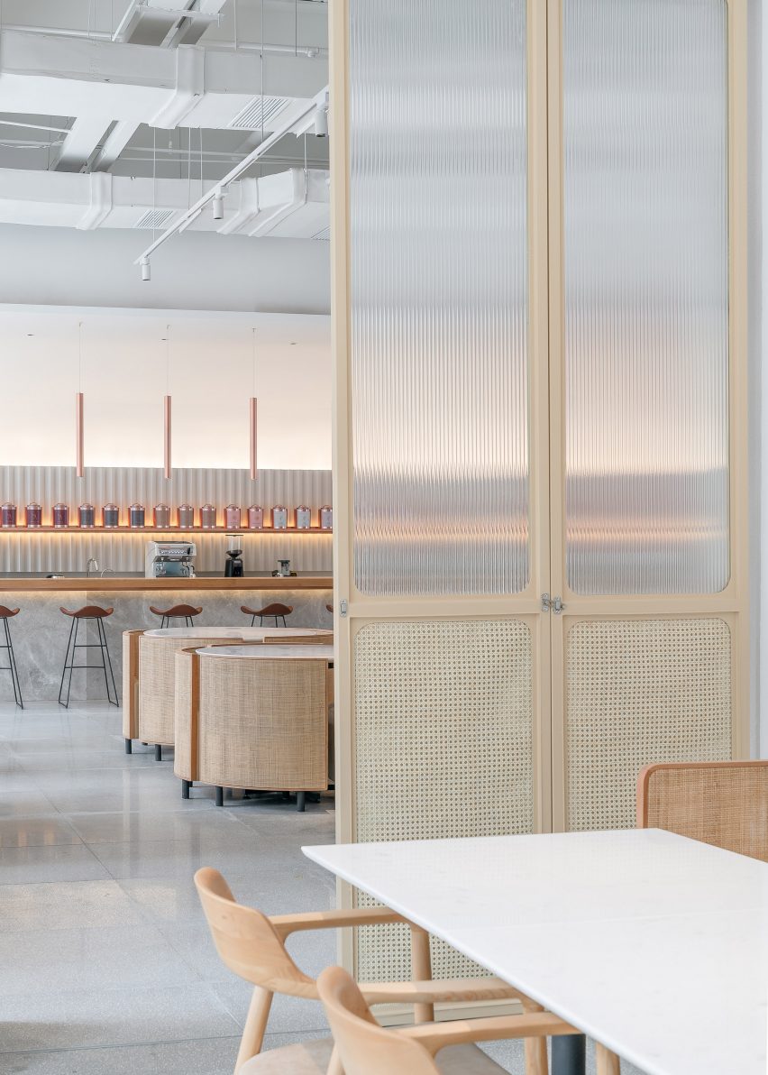 Interiors of Genshang restaurant designed by Office Coastline