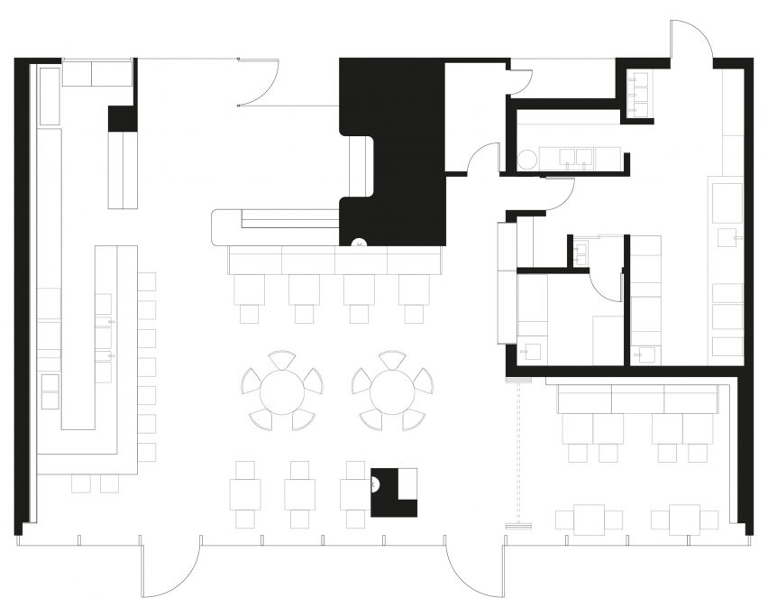 Genshang restaurant designed by Office Coastline