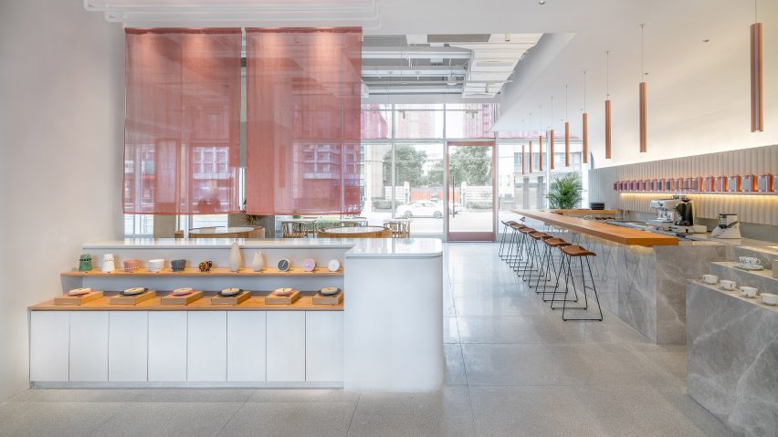 Interiors of Genshang restaurant designed by Office Coastline