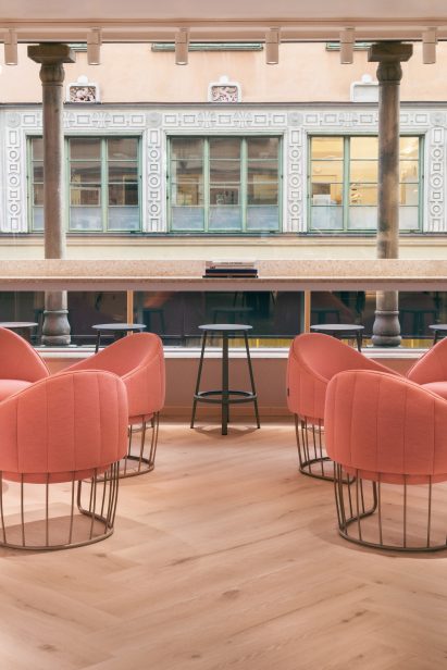 Interiors of Gina Tricot fashion store, designed by Note Design Studio and Open Studio