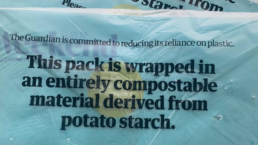 The Guardian newspaper switches from plastic to compostable wrapping
