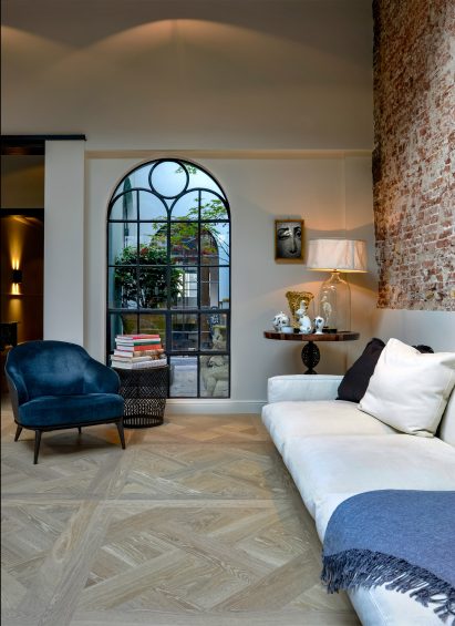 Hakwood floor tiles