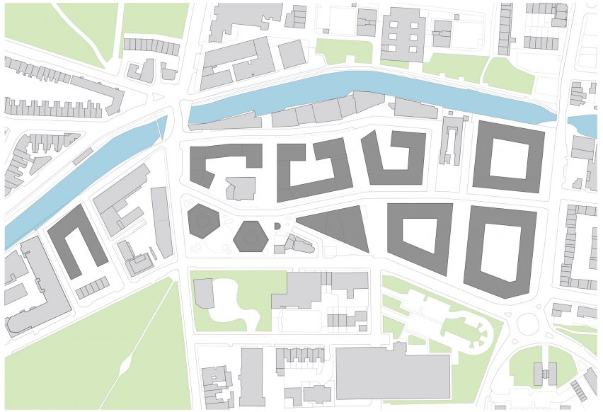 Site plan of Hoxton Press by David Chipperfield Architects