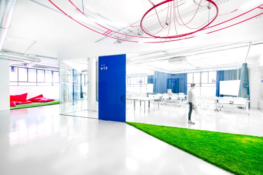 Interiors of the IED Innovation Lab by Nacho Martin