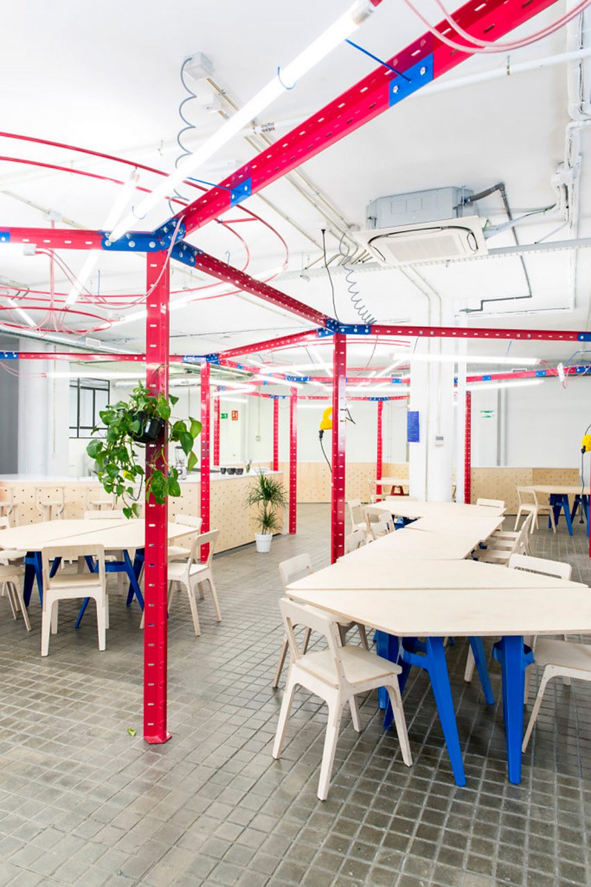 Interiors of the IED Innovation Lab by Nacho Martin