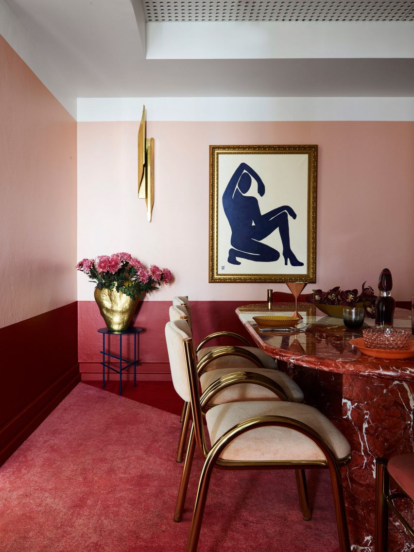 Interiors of The Imperial Hotel venue, designed by Alexander & Co