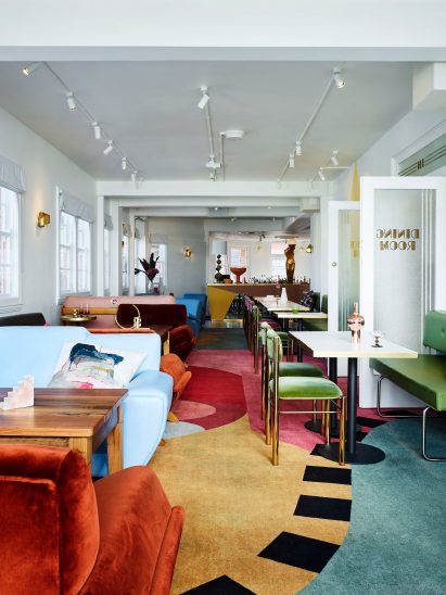 Interiors of The Imperial restaurant venue, designed by Alexander & Co