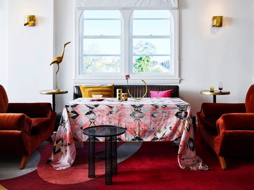 Interiors of The Imperial Hotel venue, designed by Alexander & Co