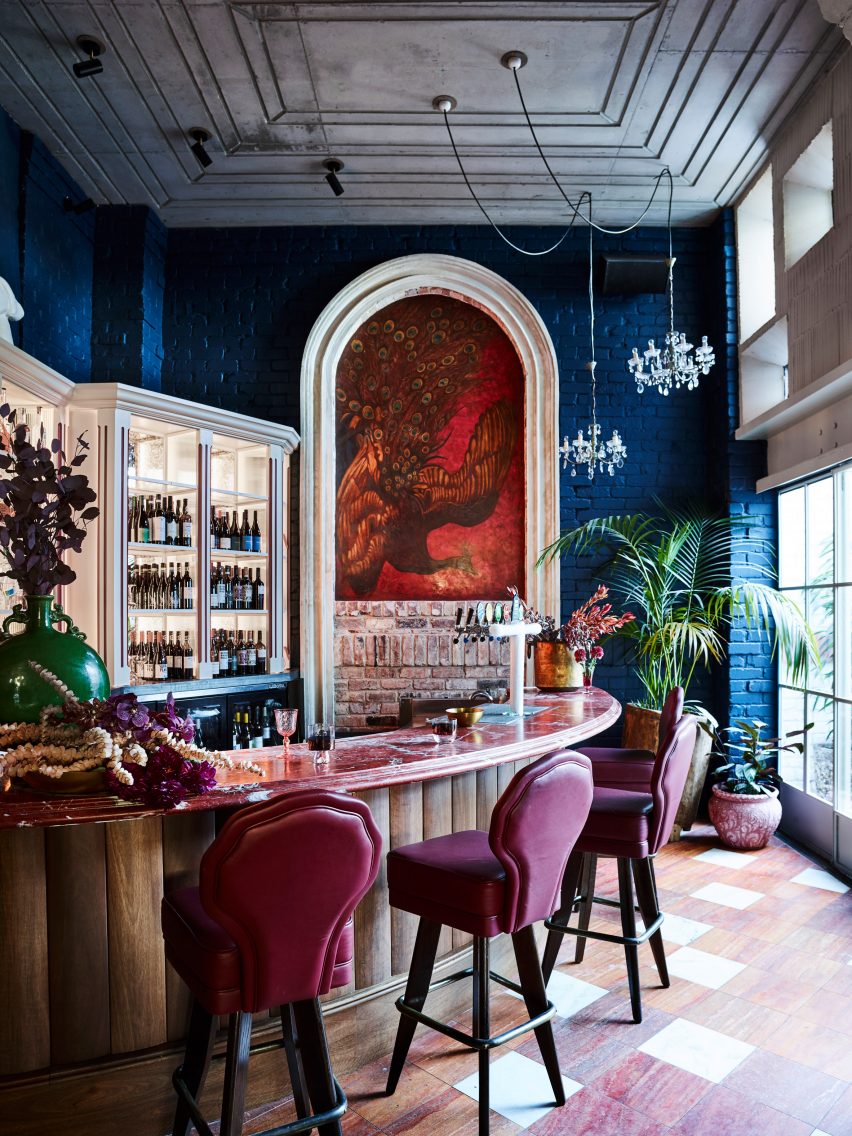Interiors of The Imperial Hotel venue, designed by Alexander & Co