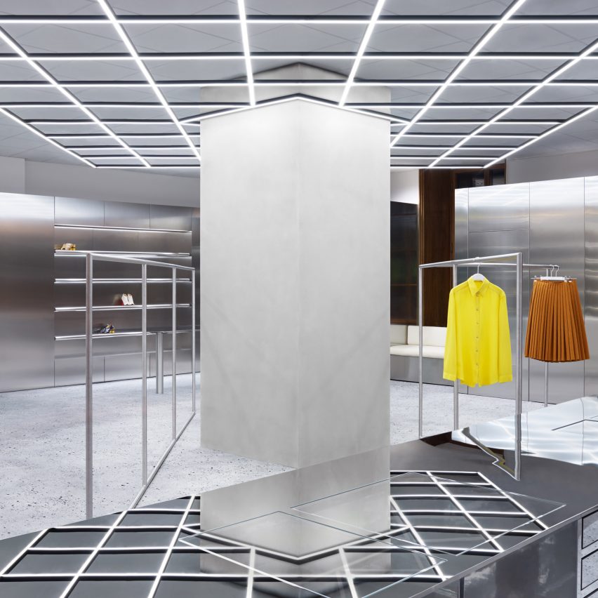 Dezeen's best places to visit during Stockholm Design Week: Acne Studios Nordiska Kompaniet store