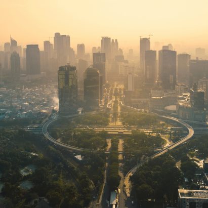 Photograph of Jakarta, Indonesia, is courtesy of Shutterstock