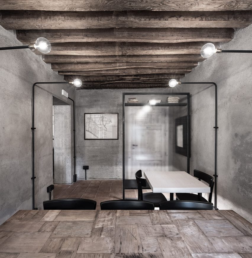 Interiors of La Ganea restaurant, designed by Studio Mabb