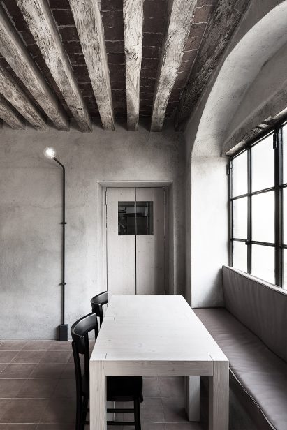 Interiors of La Ganea restaurant, designed by Studio Mabb