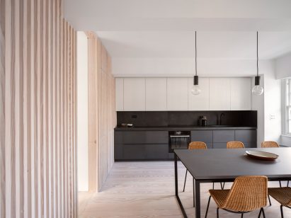 Interiors of a Marylebone apartment, designed by Proctor and Shaw