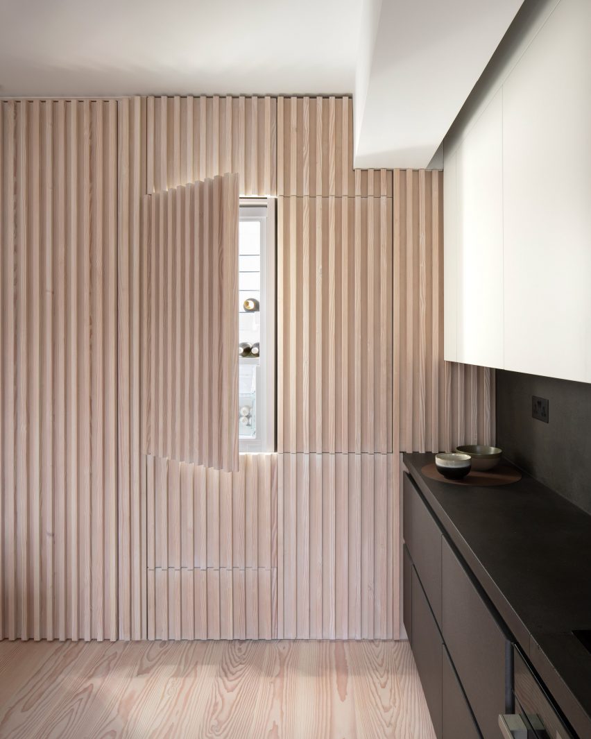 Interiors of a Marylebone apartment, designed by Proctor and Shaw