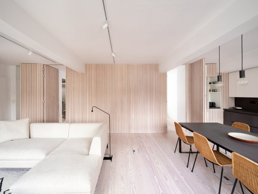 Interiors of a Marylebone apartment, designed by Proctor and Shaw