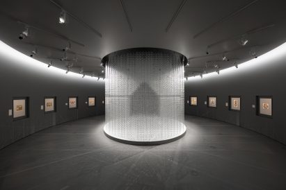 Oki Sato of Nendo has designed an exhibition of M.C. Escher's work at the National Gallery of Victoria in Melbourne.