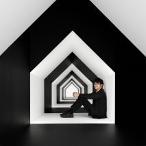 Oki Sato of Nendo has designed an exhibition of M.C. Escher's work at the National Gallery of Victoria in Melbourne.