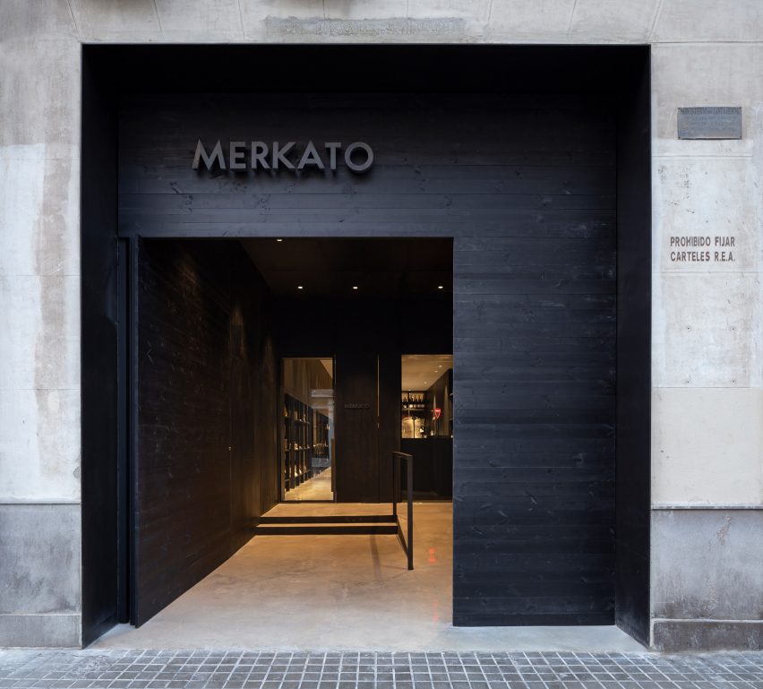 Exterior of Merkato restaurant, designed by Francesc Rifé Studio