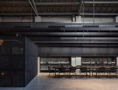 Interiors of Merkato restaurant, designed by Francesc Rifé Studio
