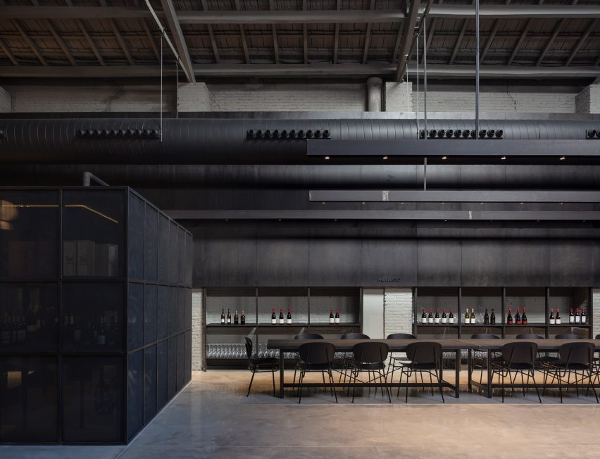 Interiors of Merkato restaurant, designed by Francesc Rifé Studio