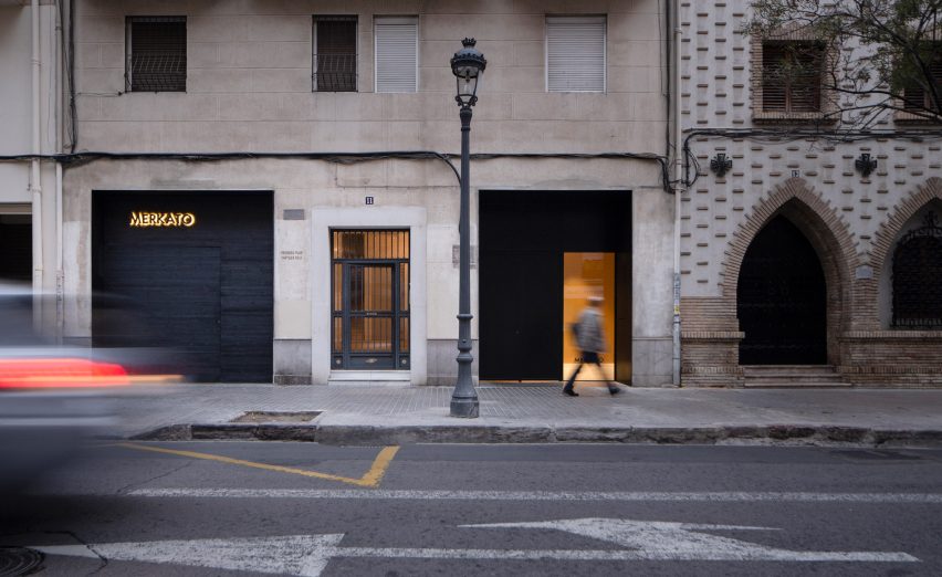 Exterior of Merkato restaurant, designed by Francesc Rifé Studio
