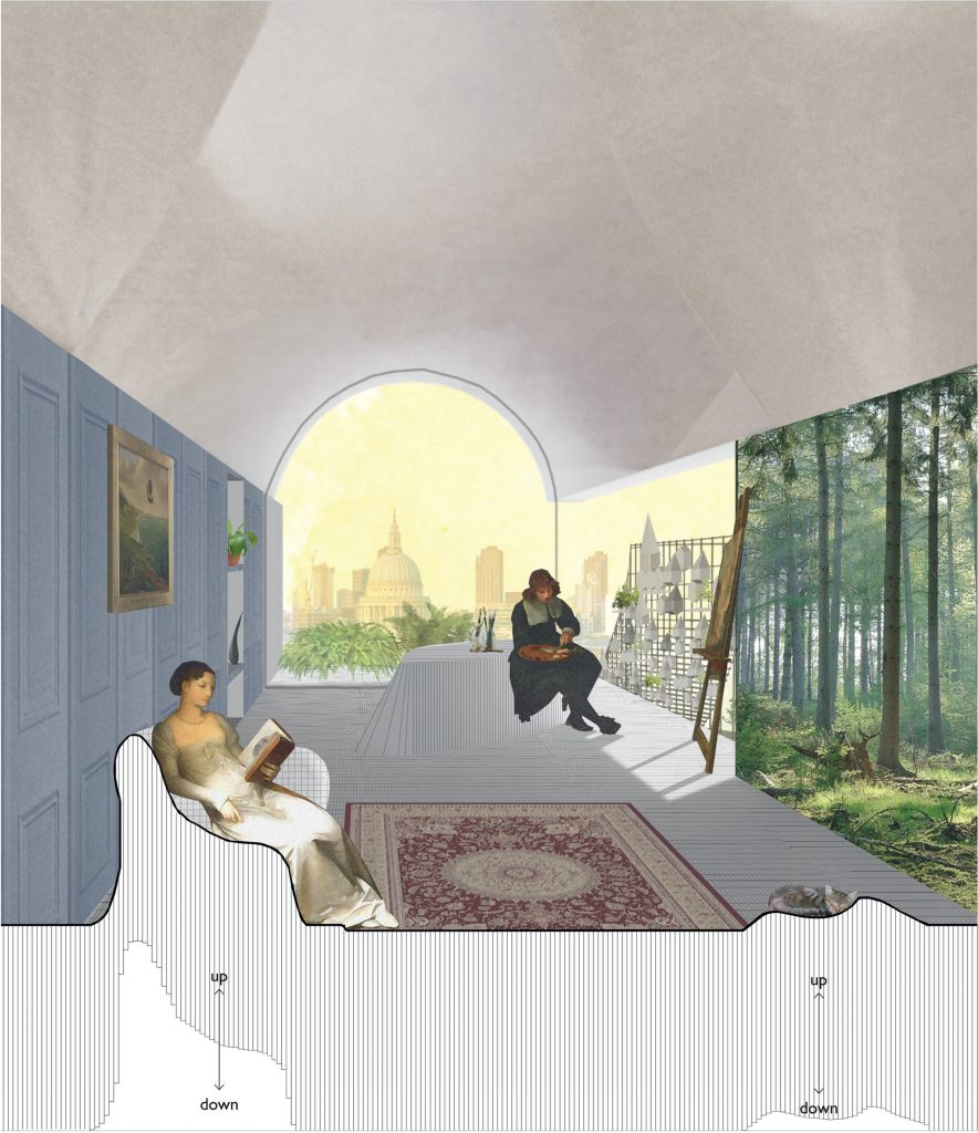 Hour Glass by Studio McLeod and Ekkist took second place in Dezeen and MINI Living's Future Urban Home Competition