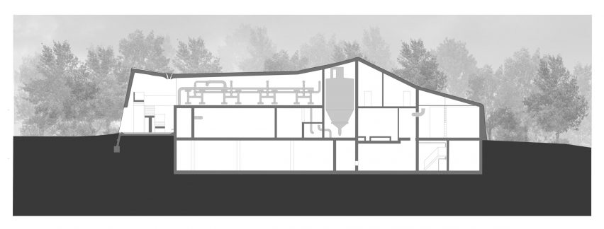 Muttenz Water Treatment Plant by Oppenheim Architecture