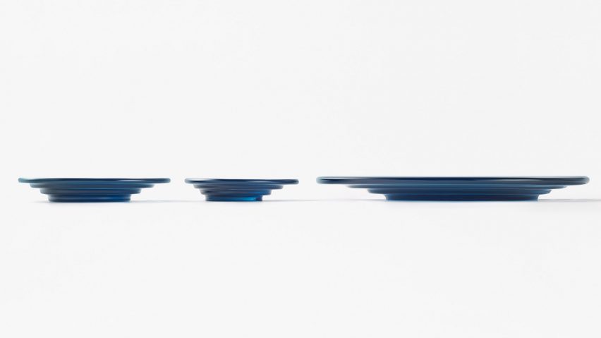 Nendo designs crystal trays and accessories for Atelier Swarovski Home