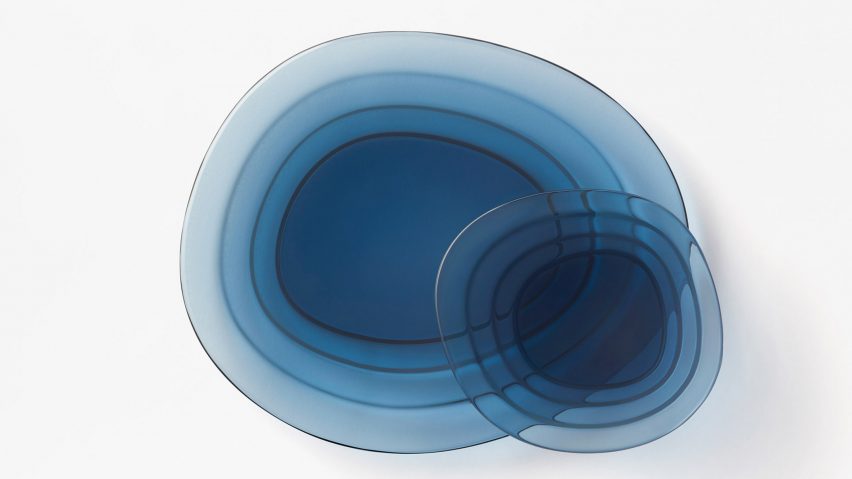 Nendo designs crystal trays and accessories for Atelier Swarovski Home