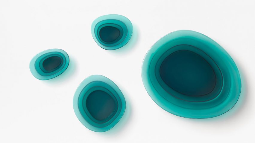 Nendo designs crystal trays and accessories for Atelier Swarovski Home