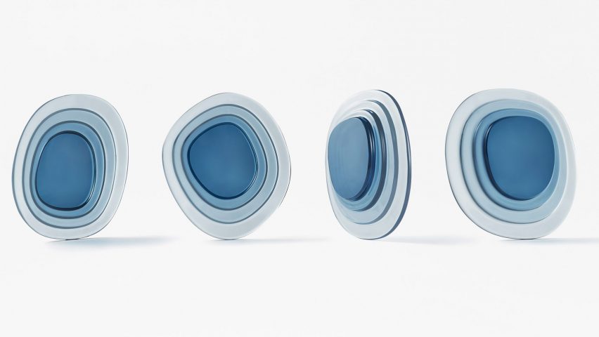 Nendo designs crystal trays and accessories for Atelier Swarovski Home