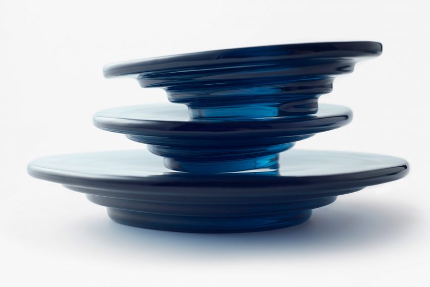 Nendo designs crystal trays and accessories for Atelier Swarovski Home