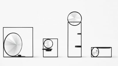 Nendo designs crystal trays and accessories for Atelier Swarovski Home