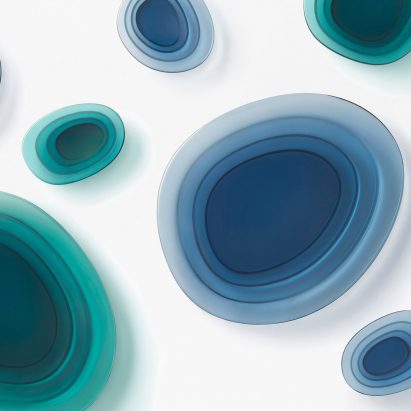 Nendo designs crystal trays and accessories for Atelier Swarovski Home