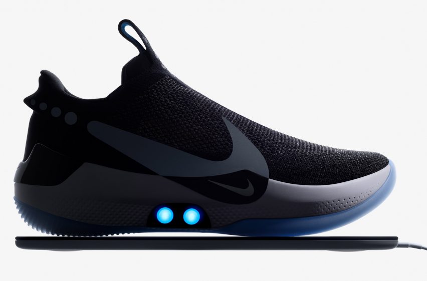 Adapt BB self-lacing smart basketball trainers by Nike