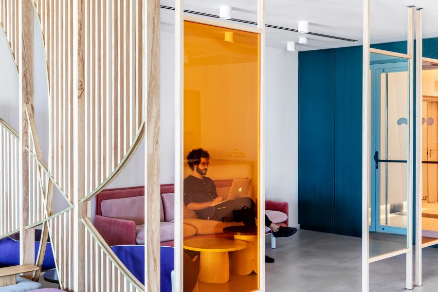 Interiors of Nuvo office headquarters, designed by Roy David Architecture